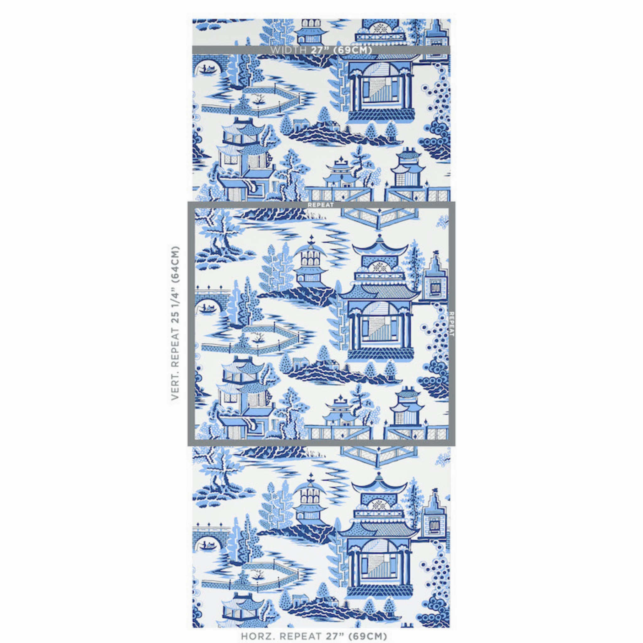 Nanjing Wallpaper in Porcelain