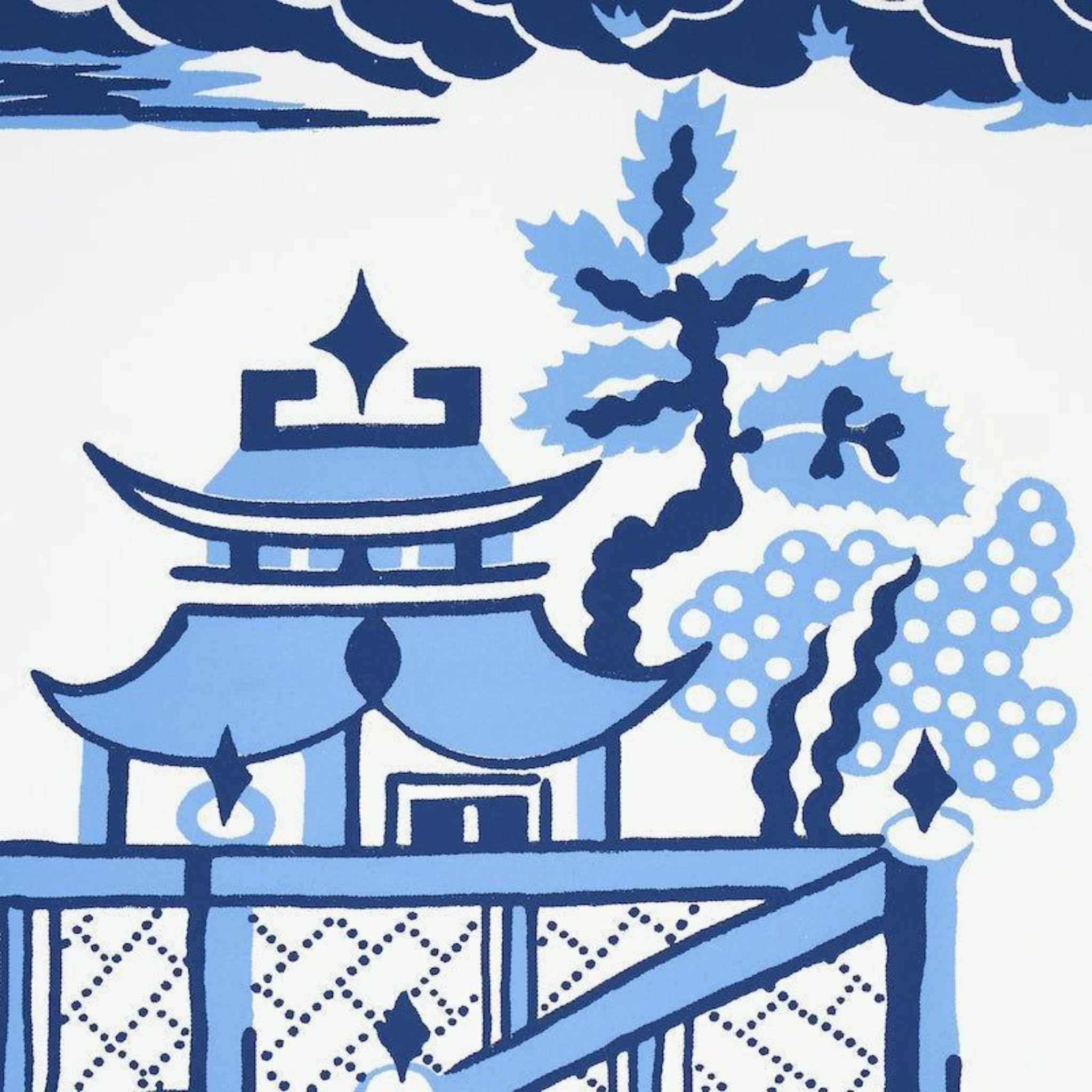 Nanjing Wallpaper in Porcelain