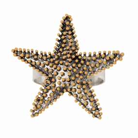 Nantucket Starfish Napkin Rings, Set of Four mini desktop sculpture