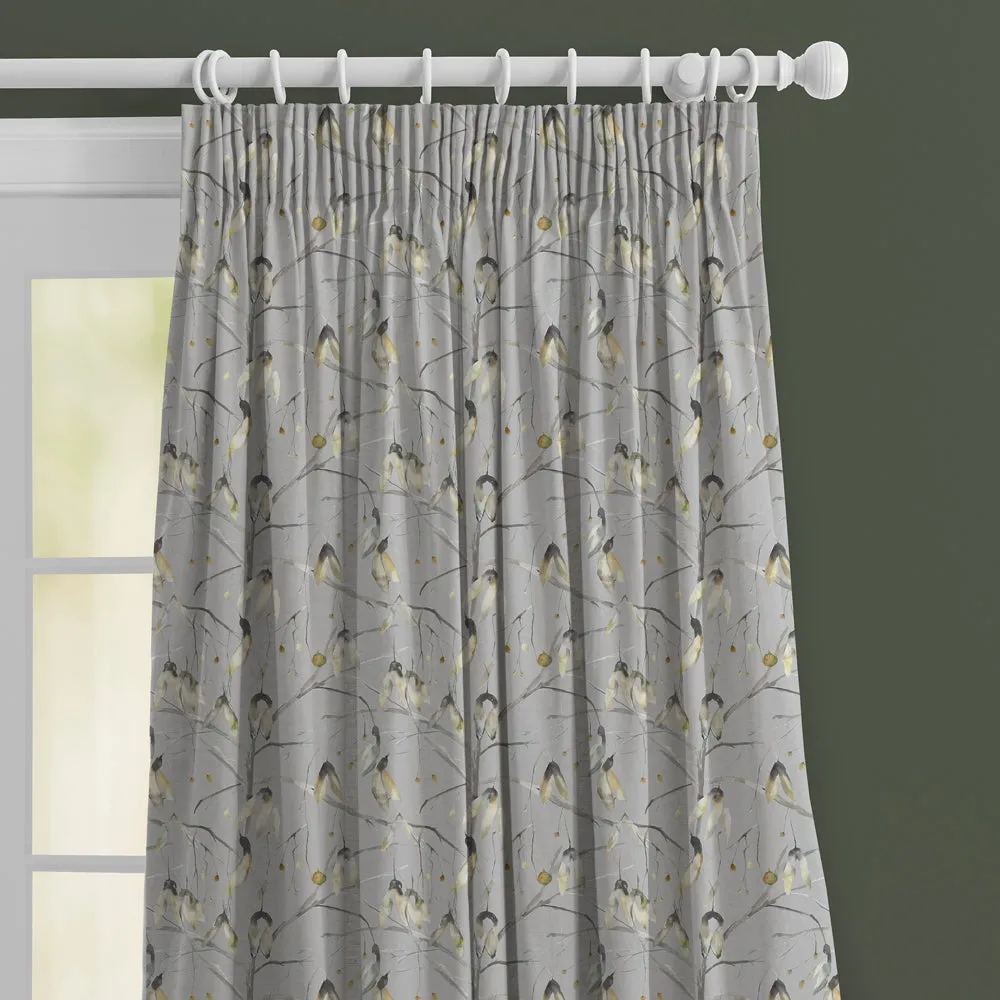 Nara Printed Made to Measure Curtains Emerald
