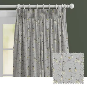 Nara Printed Made to Measure Curtains Emerald chic floor carpet  