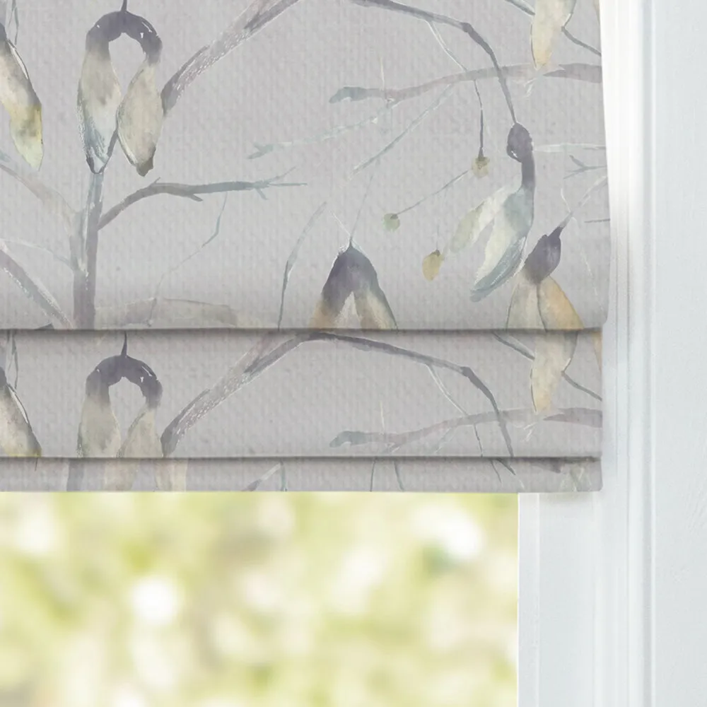 Nara Printed Made to Measure Roman Blinds Emerald