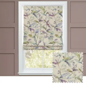 Naura Printed Cotton Made to Measure Roman Blinds Pacific Natural chic floor carpet  