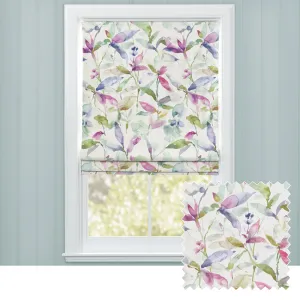Naura Printed Cotton Made to Measure Roman Blinds Summer chic floor carpet  