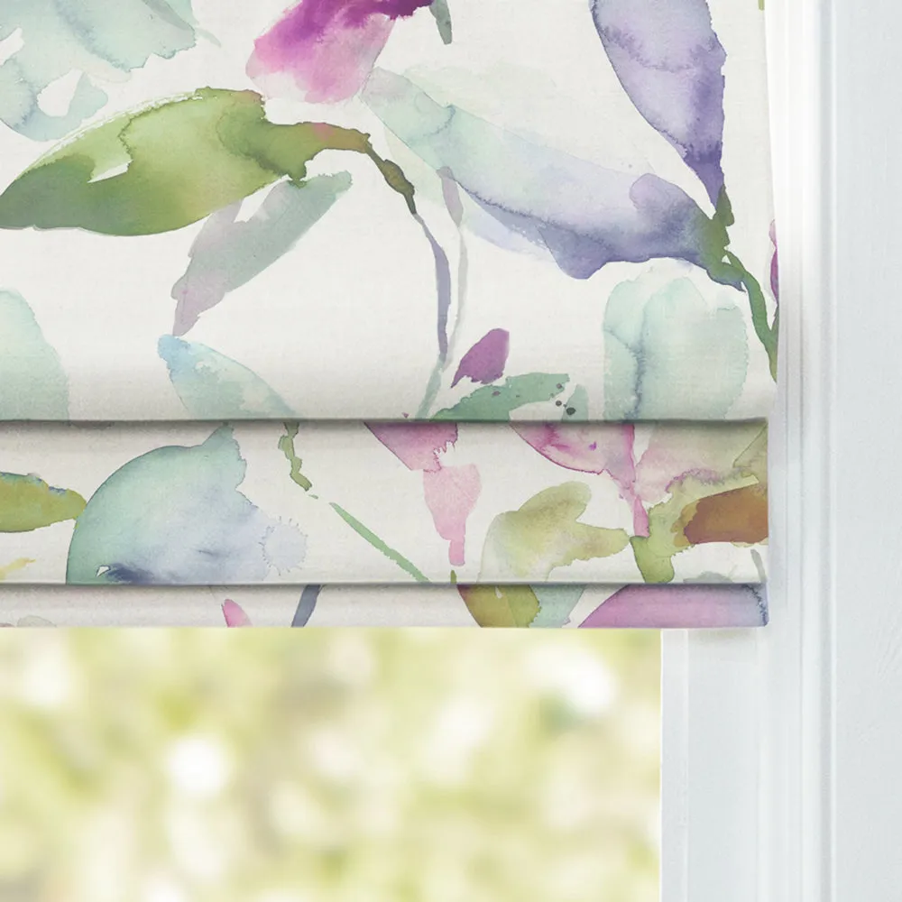 Naura Printed Cotton Made to Measure Roman Blinds Summer