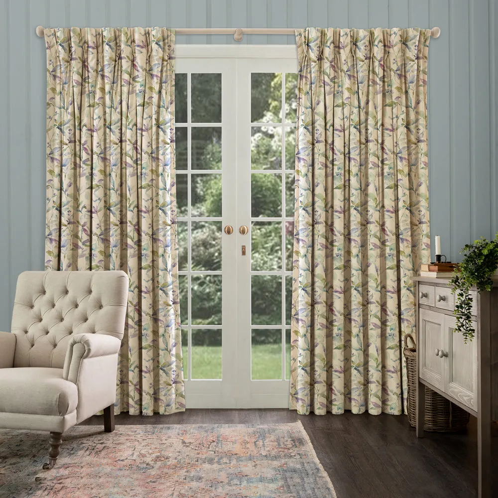 Naura Printed Made to Measure Curtains Pacific Natural
