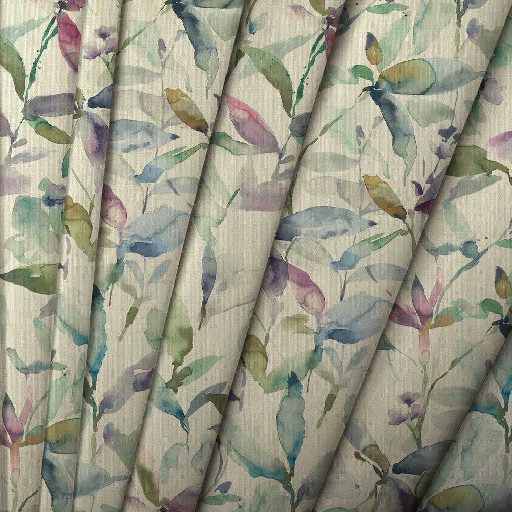 Naura Printed Made to Measure Curtains Pacific Natural