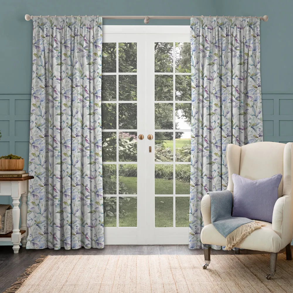 Naura Printed Made to Measure Curtains Pacific