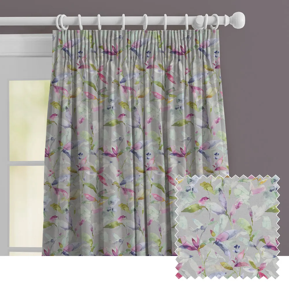 Naura Printed Made to Measure Curtains Watermelon chic floor carpet  