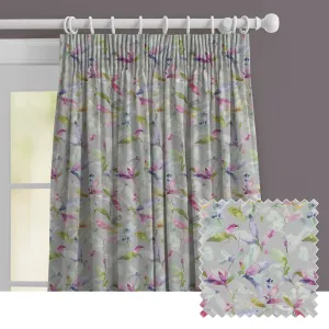 Naura Printed Made to Measure Curtains Watermelon chic floor carpet  