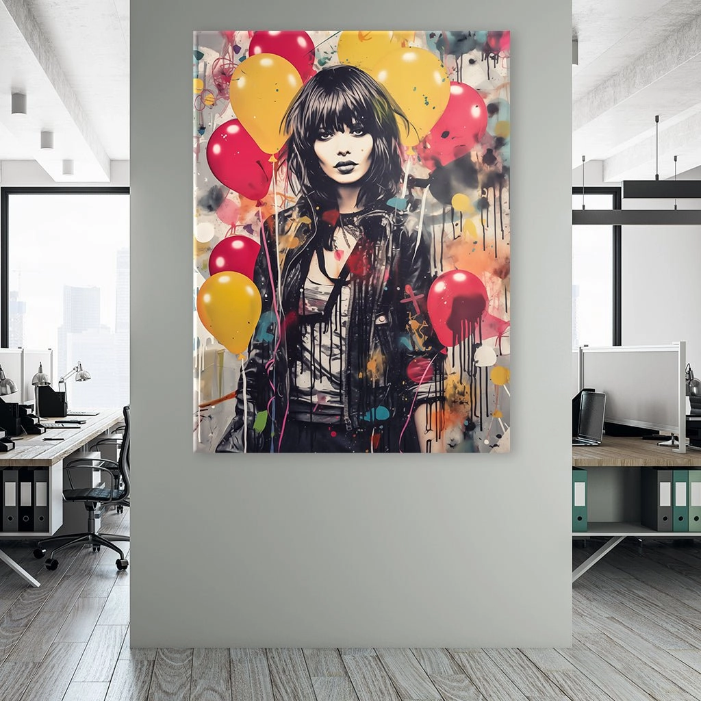 Nena Pop Art Graffiti by Frank Daske 