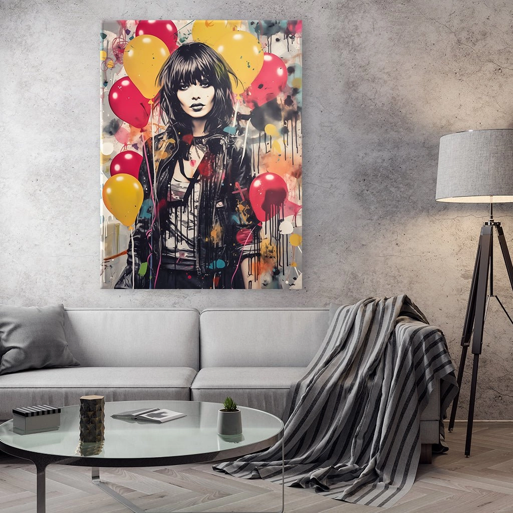 Nena Pop Art Graffiti by Frank Daske 
