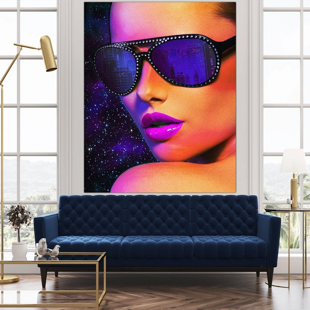 Neon Dreams Print by David Drake 