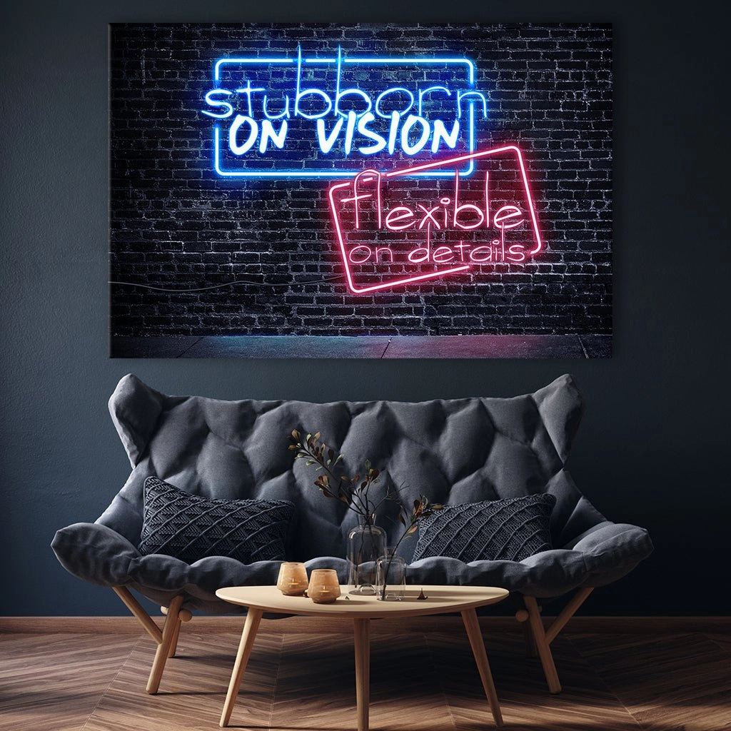 Neon Sign - Stubborn by Himmelmiez 