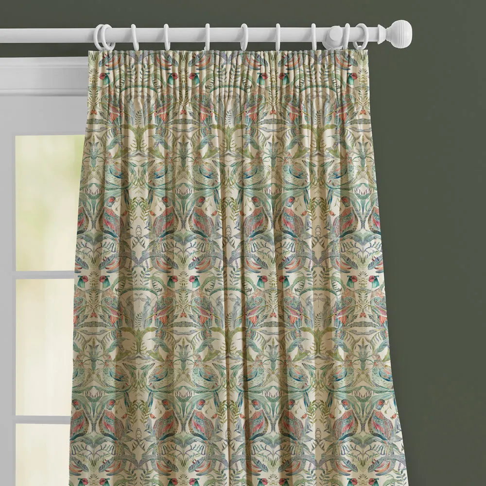 Netherton Printed Made to Measure Curtains Pomegranate