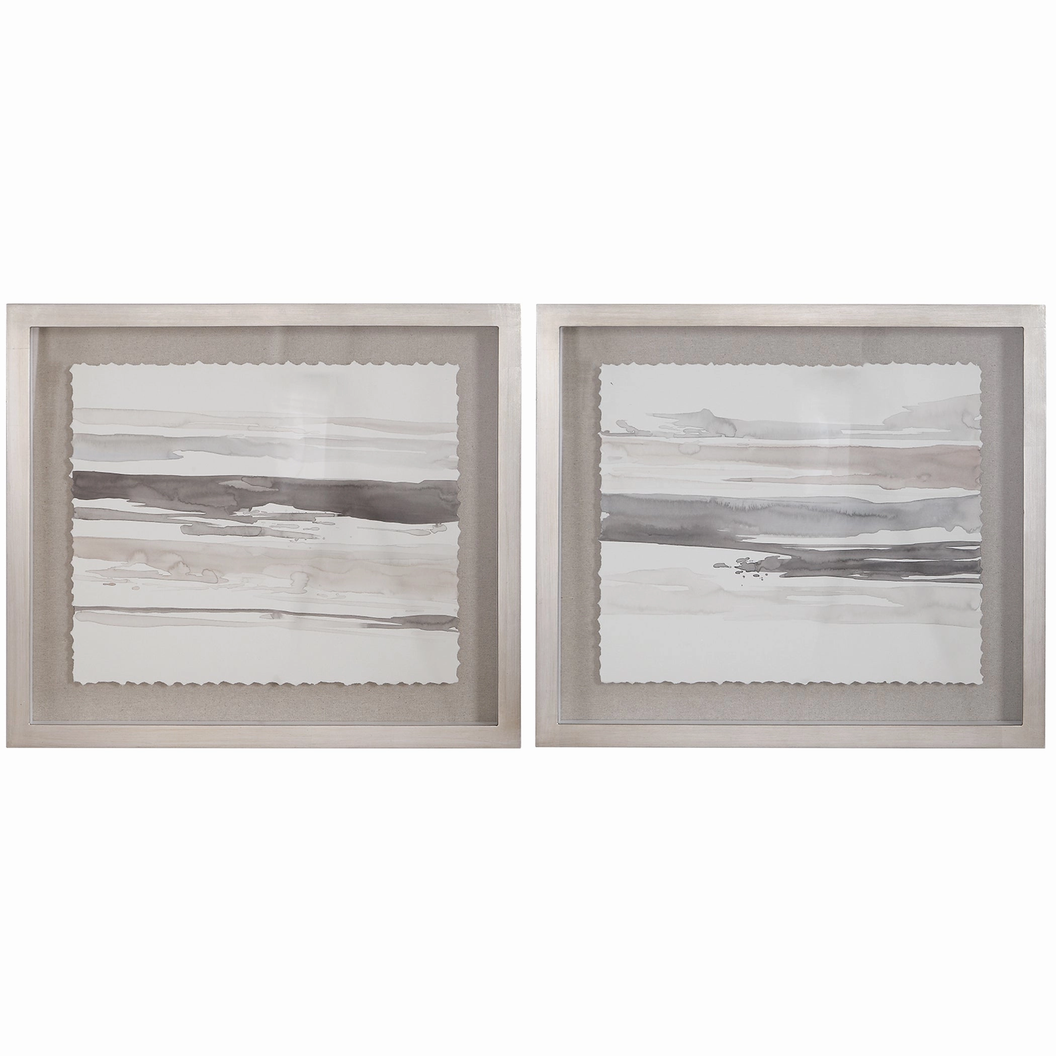 Neutral Landscape Framed Prints, S/2 artistic wall mural