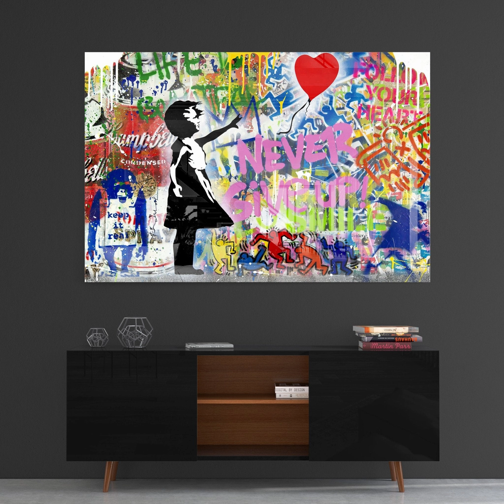 Never Give Up No 1 by Banksy