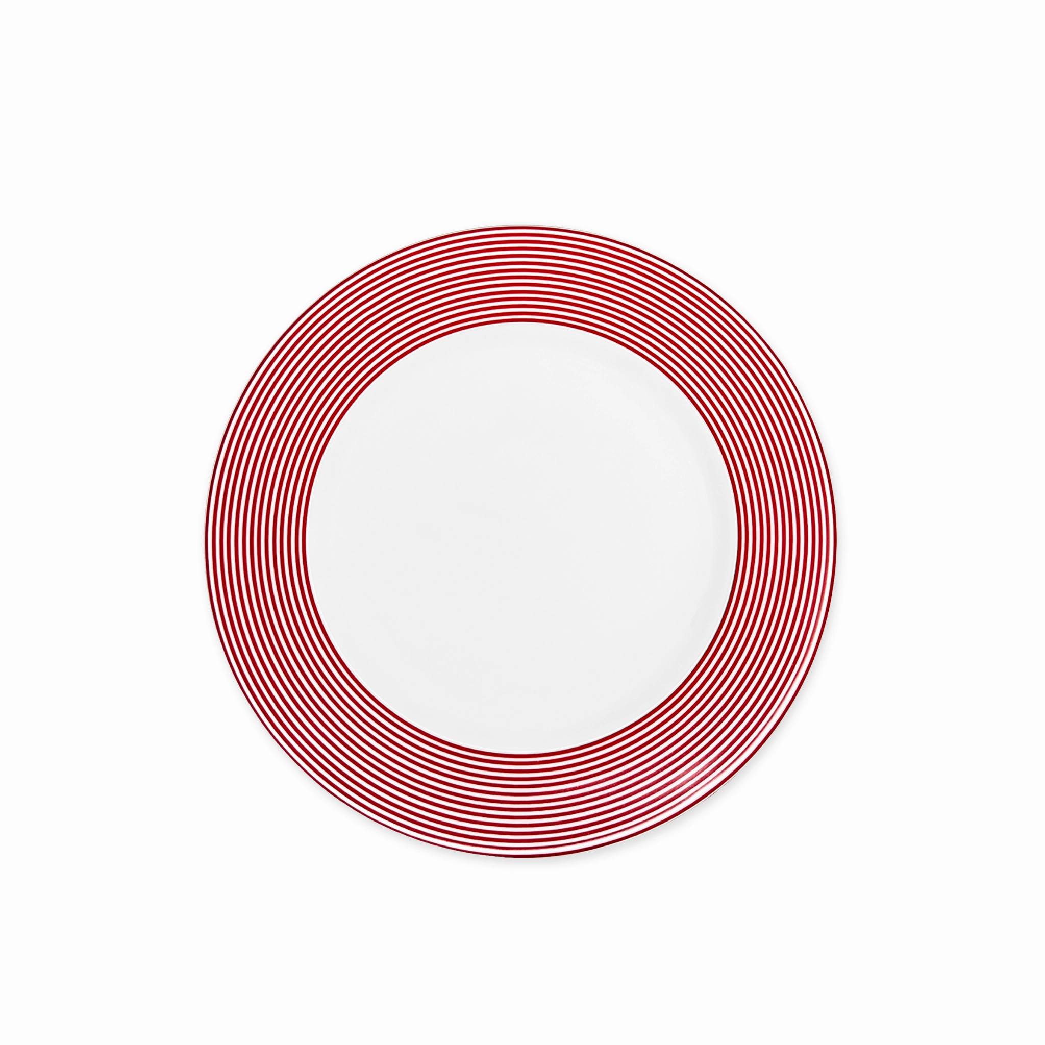 Newport Stripe Crimson Salad Plate cute desktop display