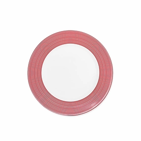 Newport Stripe Crimson Salad Plate mini desktop sculpture