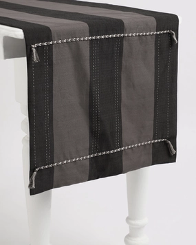 Night Tangalia Cotton Table Runner ceramic table ornament