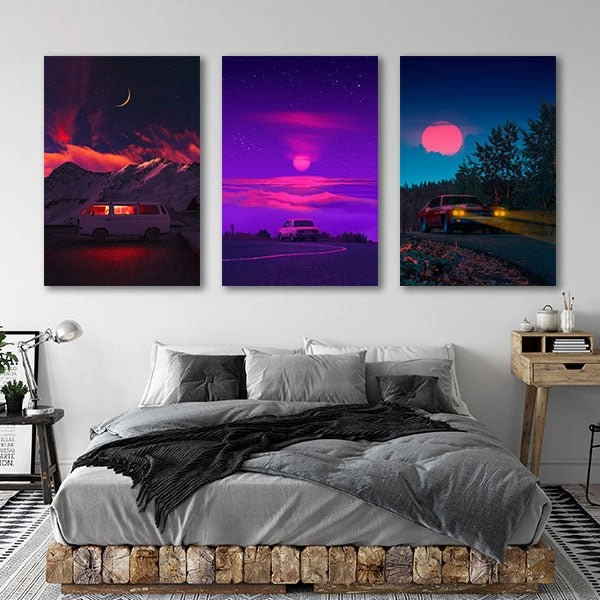 Nightride - Triptych by Yagedan