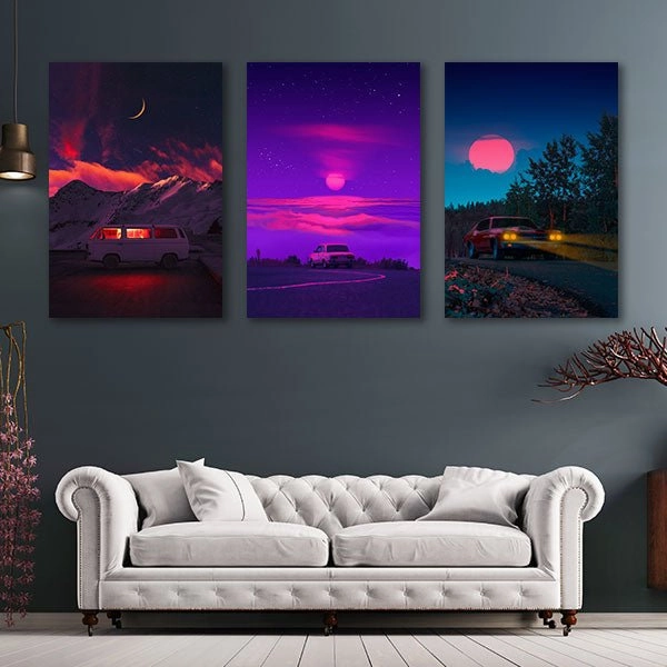 Nightride - Triptych by Yagedan