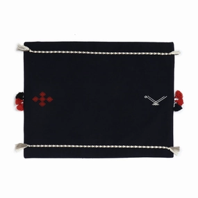 Nitya Extra Weft Cotton Table Mat | Set of 6 ceramic table ornament
