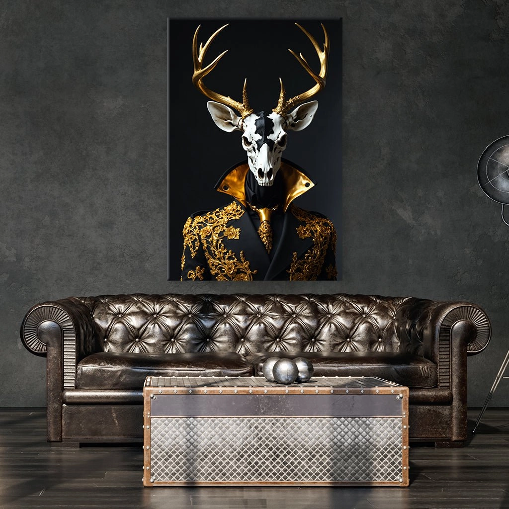 Noble Antlers Man by Adrian Vieriu