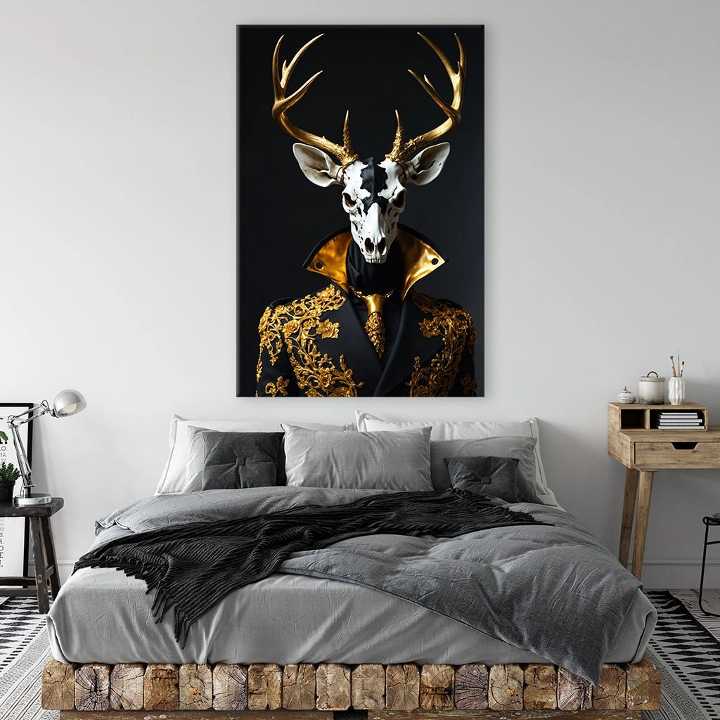 Noble Antlers Man by Adrian Vieriu