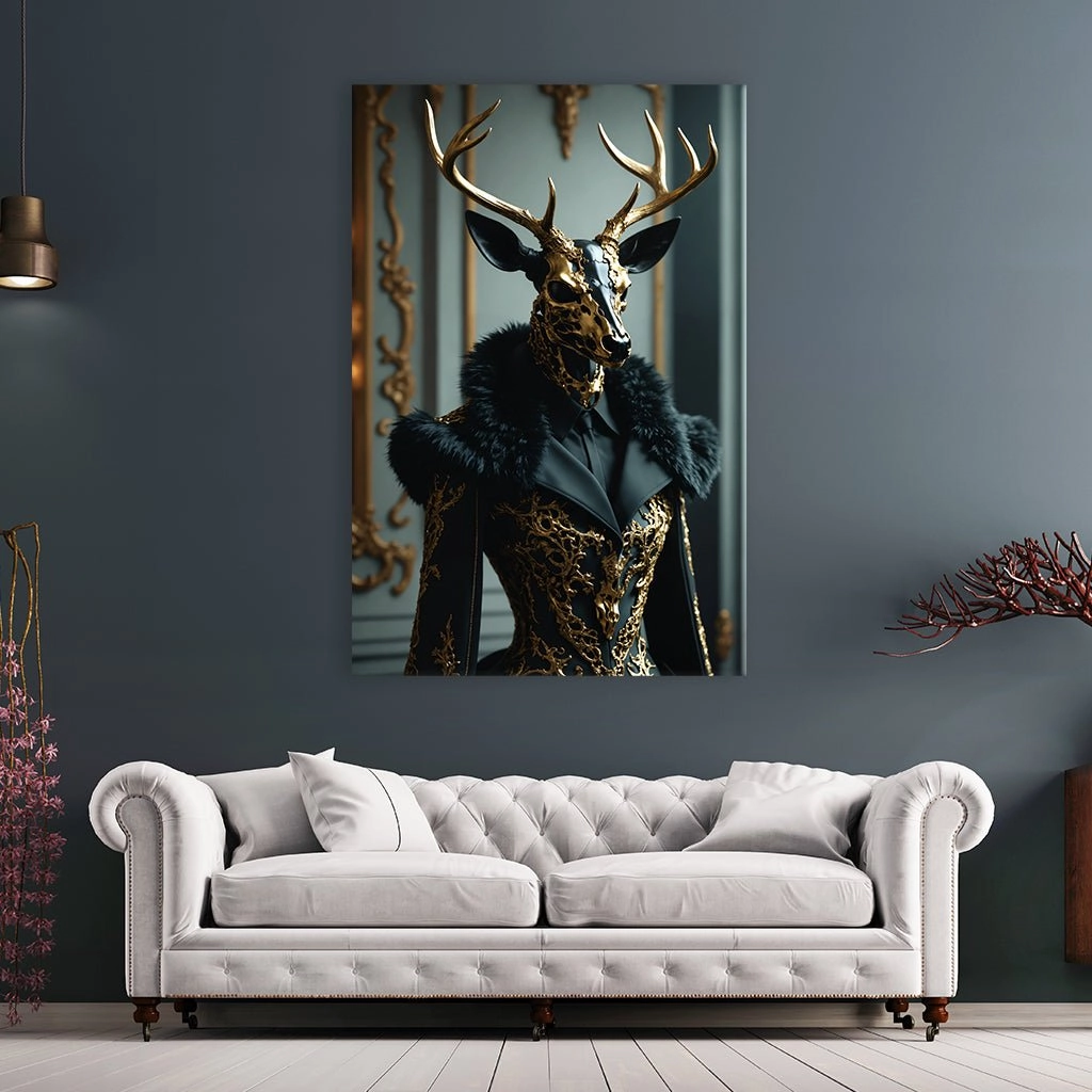Noble Antlers Woman by Adrian Vieriu