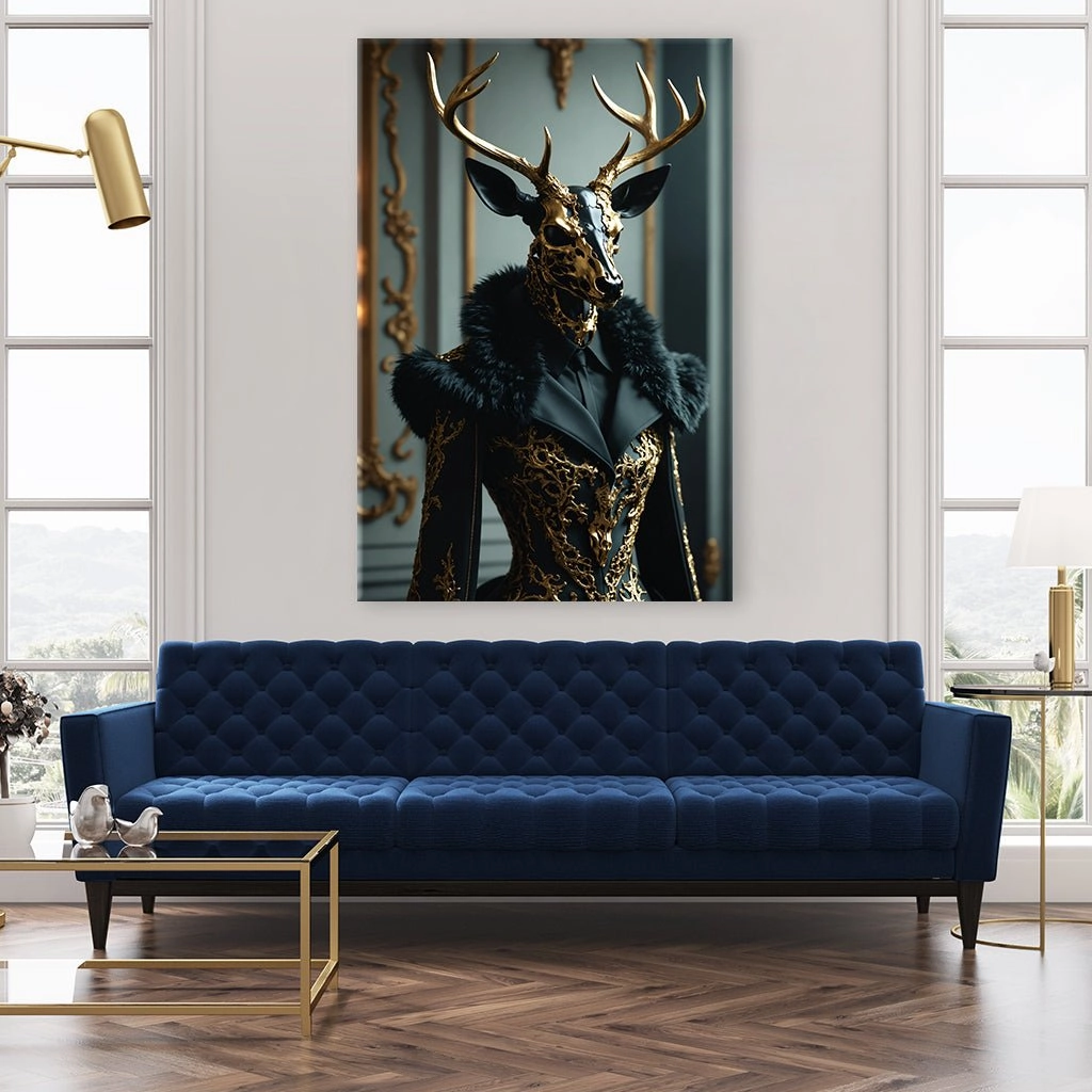 Noble Antlers Woman by Adrian Vieriu