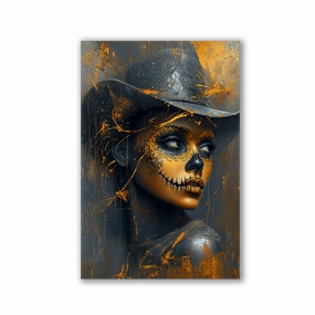 Noble Catrina by Catill framed mural artwork