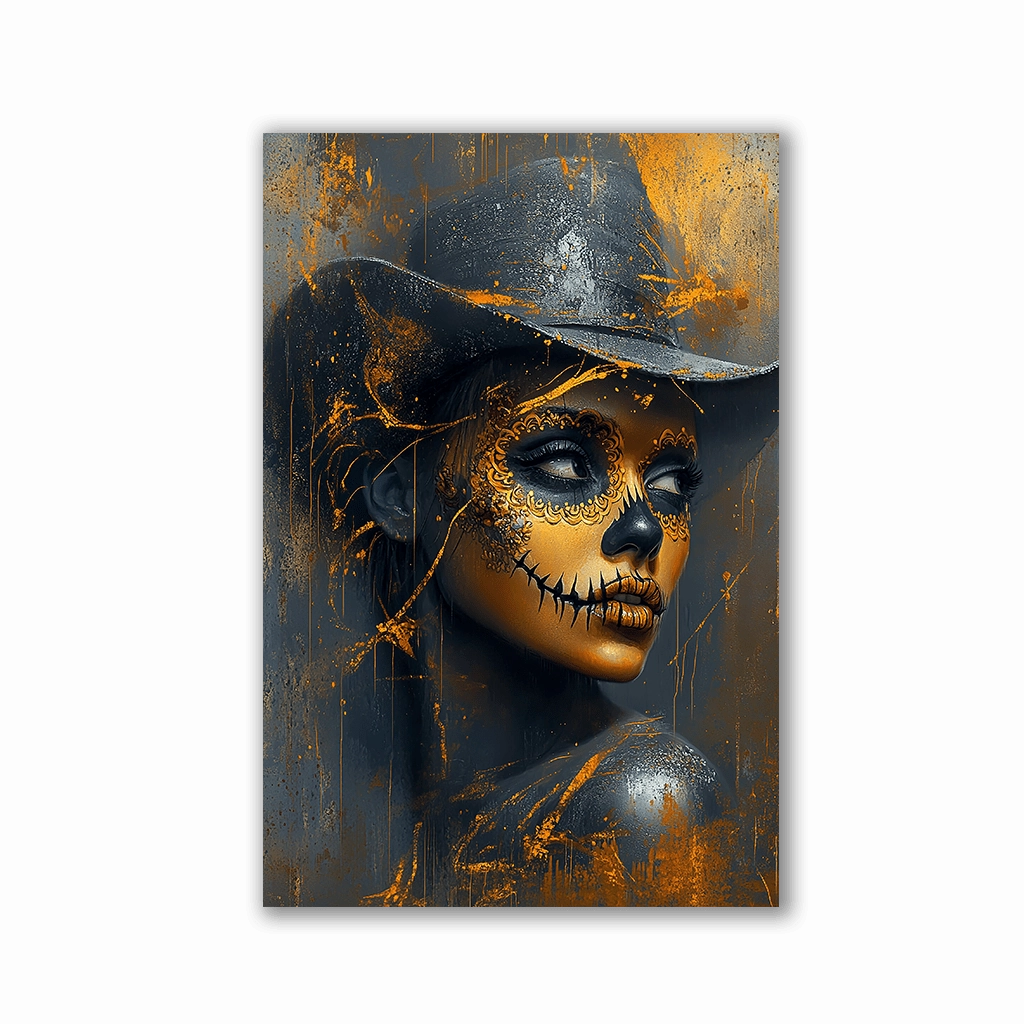 Noble Catrina by Catill framed mural artwork