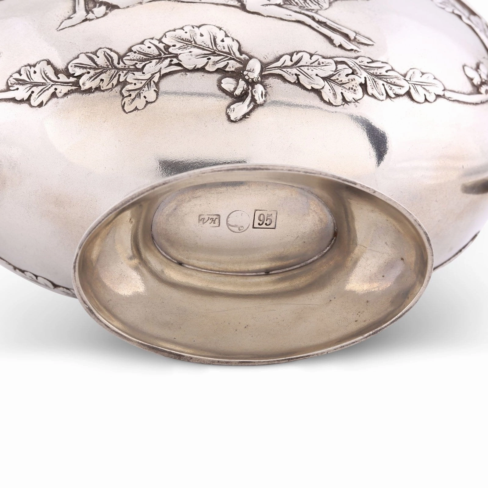 Noble Elk Pewter Gravy Boat