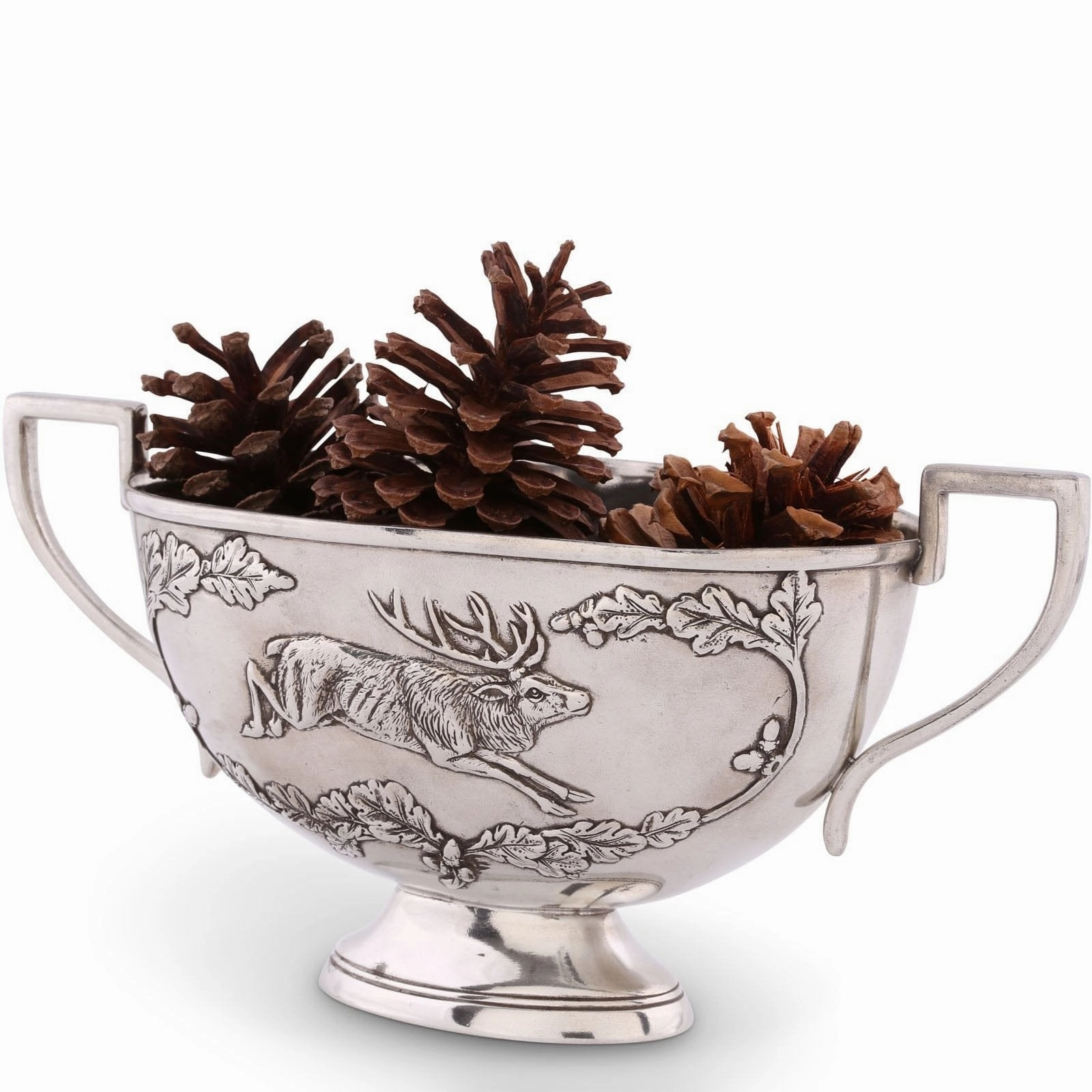 Noble Elk Pewter Gravy Boat