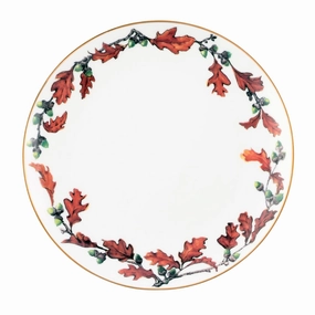 Norwood Acorn Bone China Round Salad Plate mini desktop sculpture