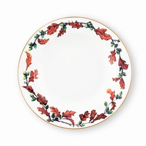Norwood Acorn Pattern Bone China Soup Plate mini desktop sculpture