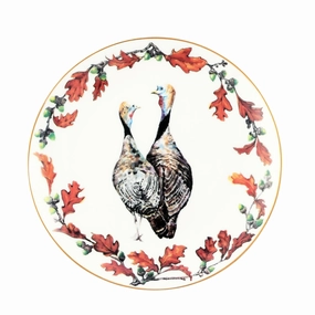 Norwood Narragansett Turkey Bone China Round  Dinner Plate mini desktop sculpture
