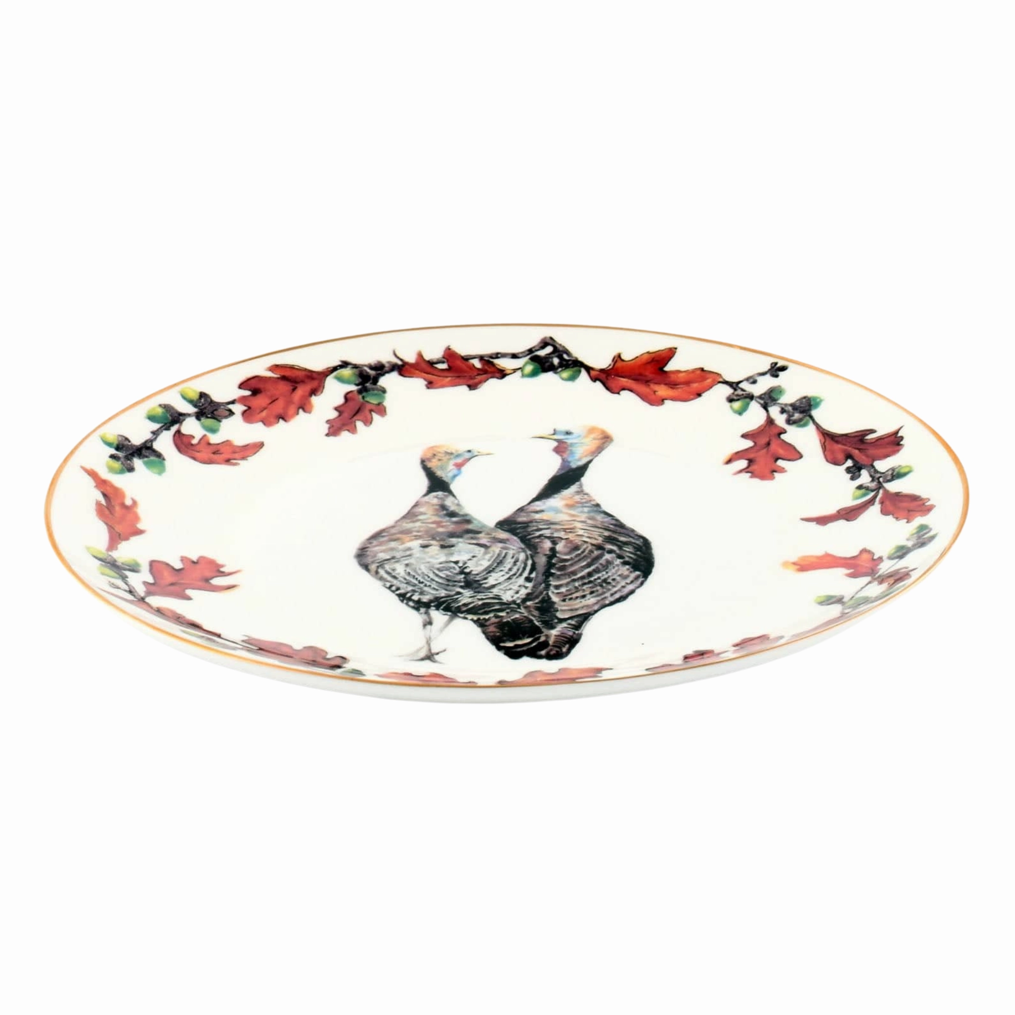 Norwood Narragansett Turkey Bone China Round  Dinner Plate