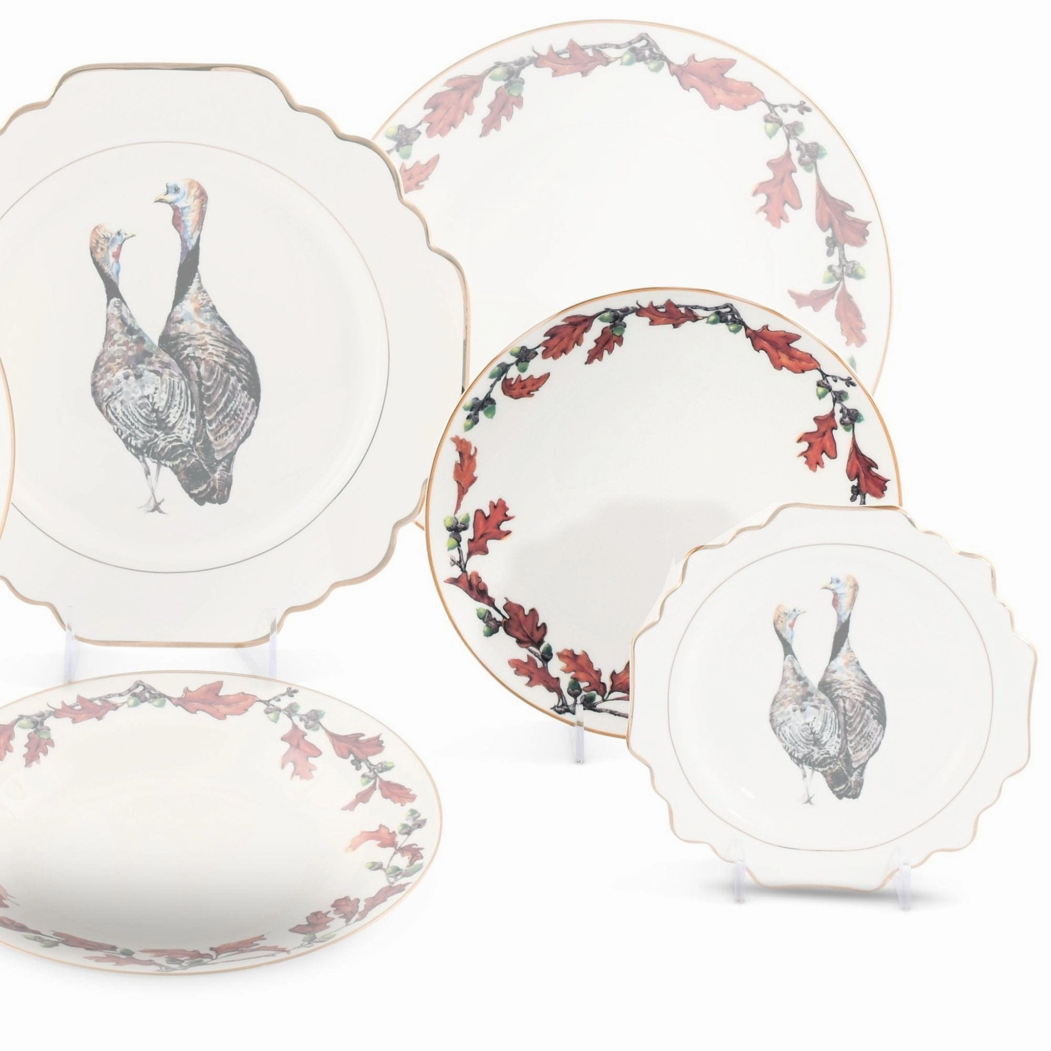 Norwood Narragansett Turkey Bone China Round  Salad Plate