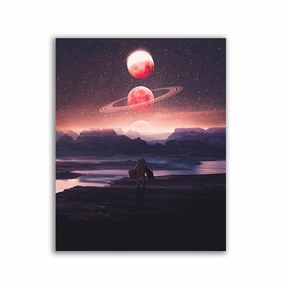 Not a home by Sublimenation framed mural artwork