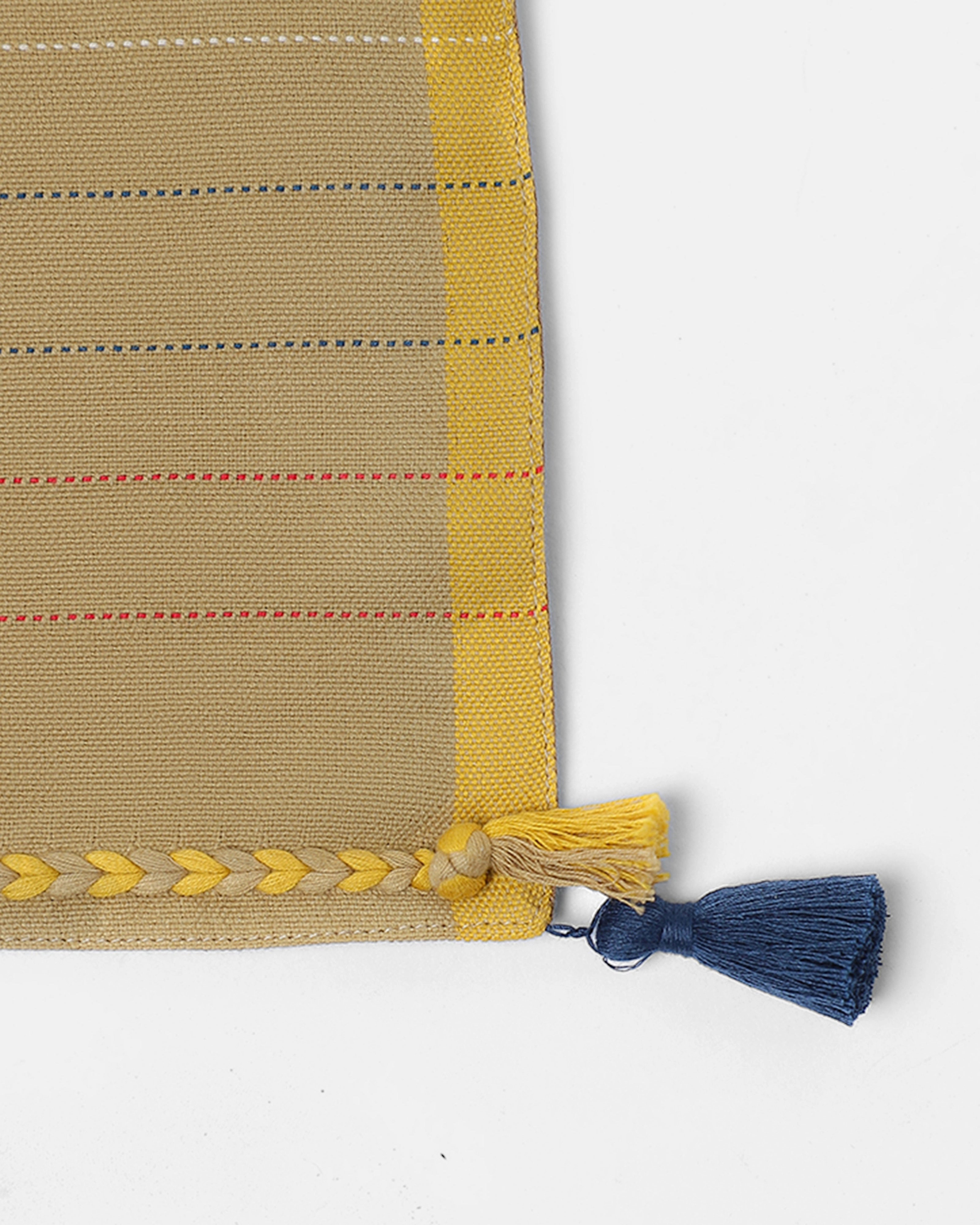 Nuovo Extra Weft Cotton Table Mat | Set of 6