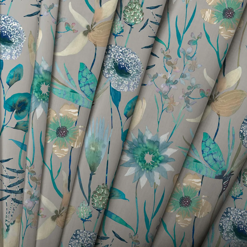 Oceania Printed Cotton Made to Measure Roman Blinds Mineral