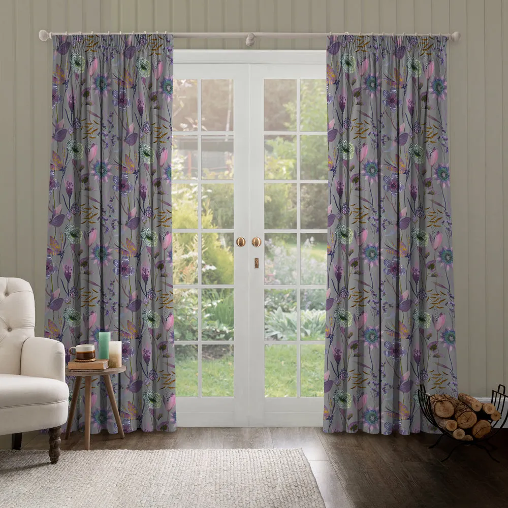 Oceania Printed Made to Measure Curtains Dahlia