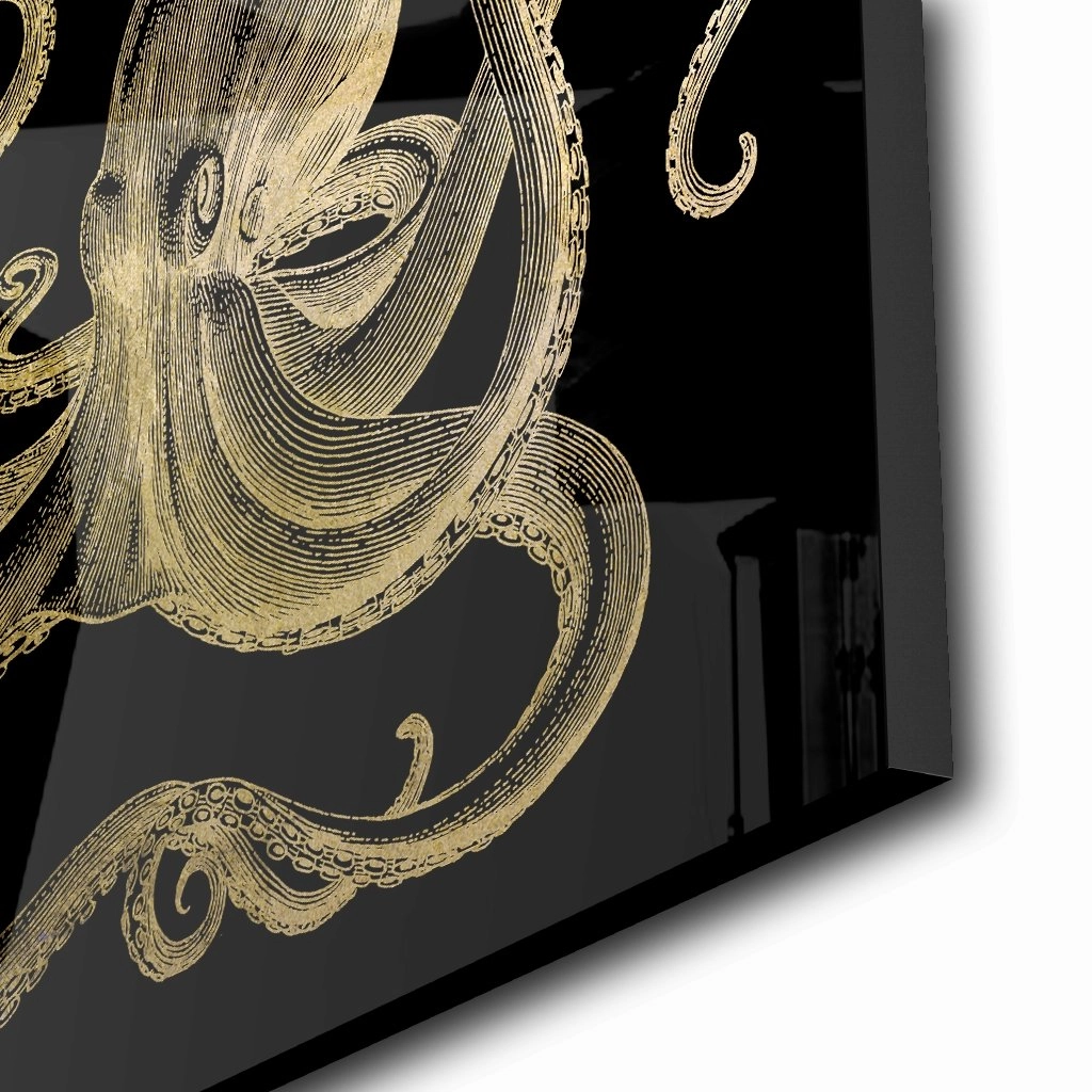 Octopus Gold on Acrylic