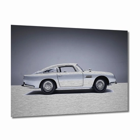 Oldtimer Brushed on AluDibond framed mural artwork