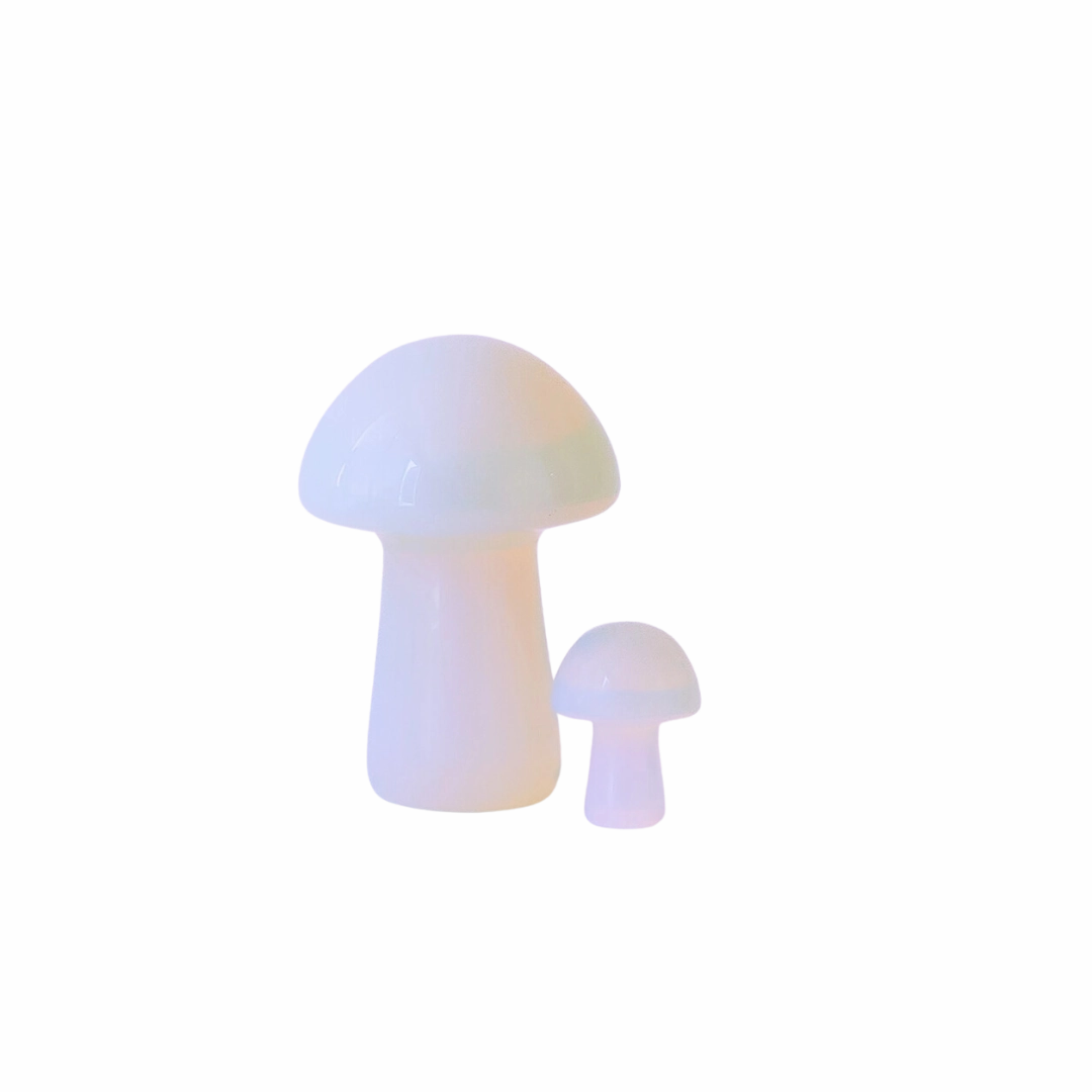 Opal Mushroom minimalist art object  