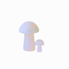 Opal Mushroom minimalist art object  