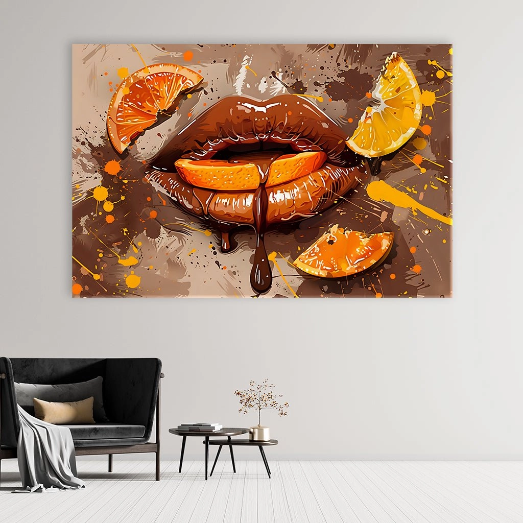 Orange Chocolate Lips No1 by Himmelmiez
