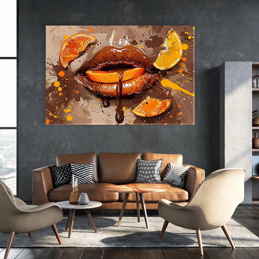 Orange Chocolate Lips No1 by Himmelmiez